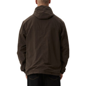 Afends System Recycled Water Resistant Spray Anorak - Coffee