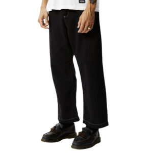 Afends Pablo Baggy Fit Pant - Black