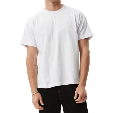 Afends Genesis Heavyweight Boxy Tee - White