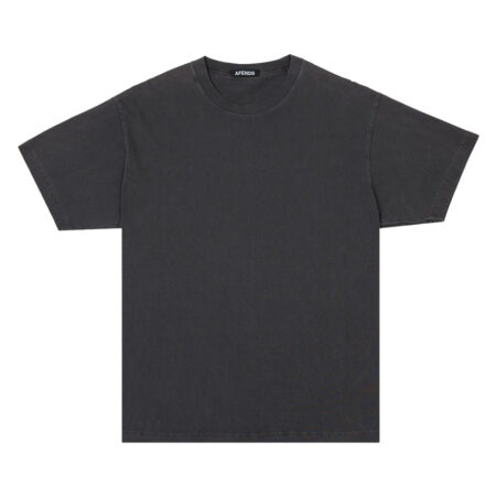 Afends Genesis Heavyweight Boxy Tee - Stone Black