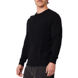 Rollas Waffle Knit LS Tee - Black