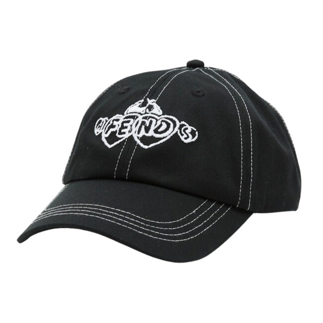 Afends Mind Blow Recycled Six Panel Cap - Black