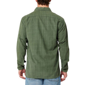 Rollas Ezy Cord LS Shirt - Thyme