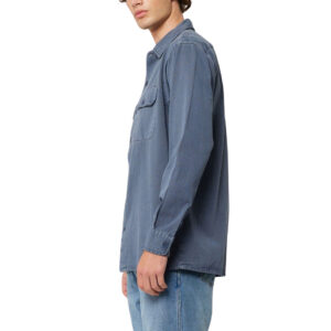 Rollas Ezy Trade LS Shirt - Washed Blue