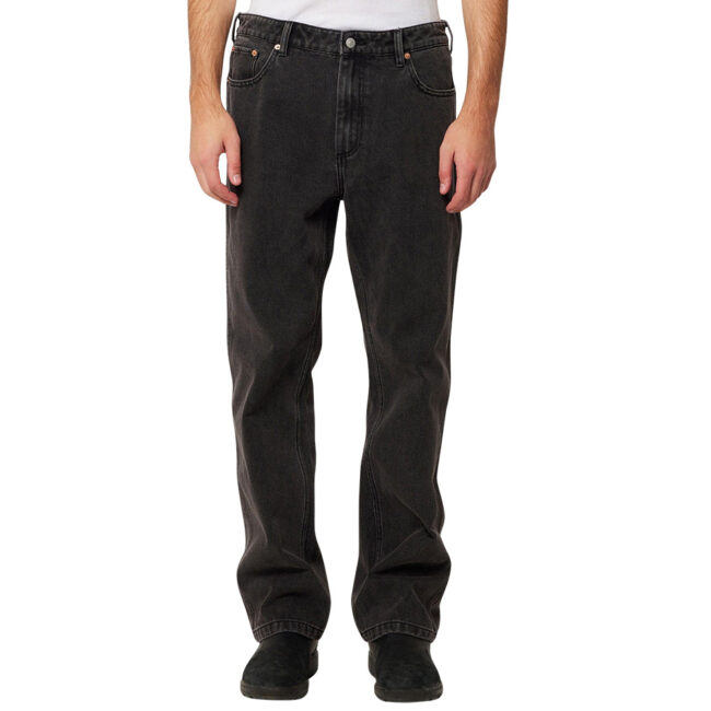 Rollas Ezy Wilton Jeans - Washed Black