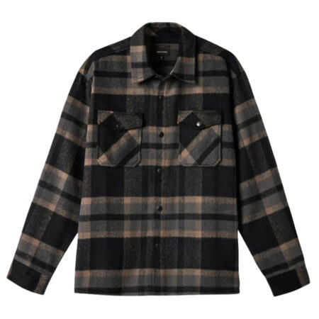 Brixton Selden Soft Brushed Flannel - Black/Charcoal