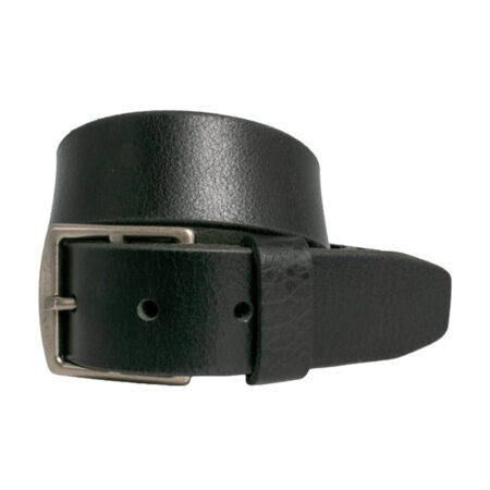 Loop Leather State Route Belt - Black