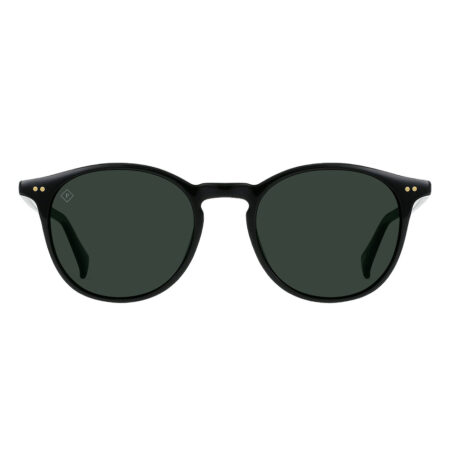 Raen Basq 50 - Recycled Black/Green Polarized