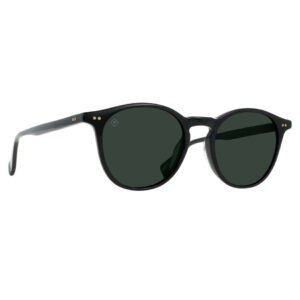 Raen Basq 50 - Recycled Black/Green Polarized