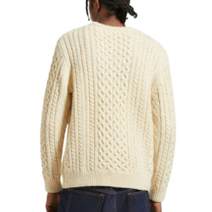 Brixton Classic Fisherman's Sweater - Oatmeal