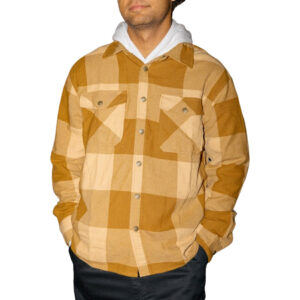 Brixton Selden Flannel - Washed Copper/Curry Buffalo (Updating)