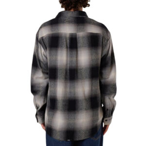 Thrills Barrio Long Sleeve Flannel Shirt - Black
