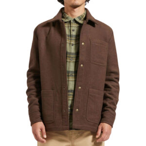 Brixton Shop Chore Coat - Heather Pinecone Brown