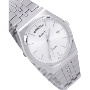 Casio MTPB146D-7a Retro Watch - Stainless Steel/White Face