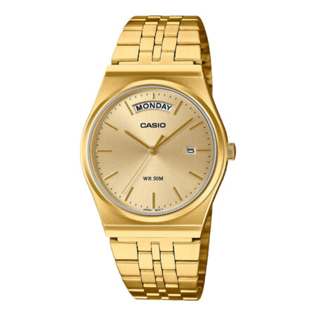 Casio MTPB146G-9A Analogue Watch - Goldtone Stainless Steel/Gold
