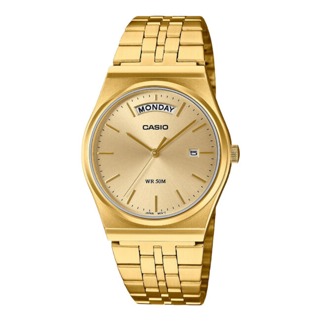 Casio MTPB146G-9A Analogue Watch - Goldtone Stainless Steel/Gold