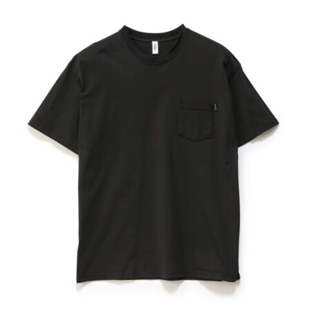 S/Double Pocket S/S Tee - Washed Black