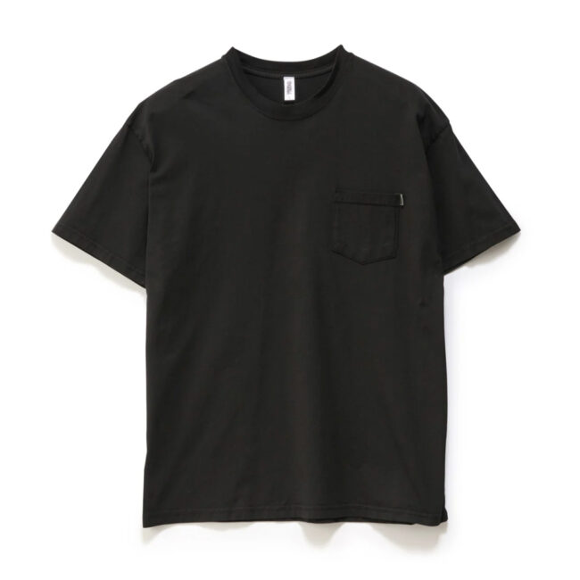 S/Double Pocket S/S Tee - Washed Black