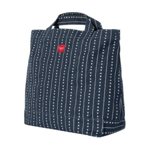 Carhartt Drewe Tote Bag - Heart C Pinstripe Ink/Natural