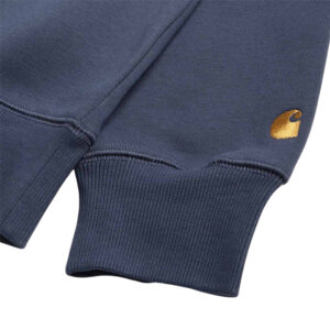 Carhartt Chase Sweat - Dusky Blue/Gold