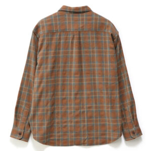 S/Double Plaid L/S Overshirt - Sienna