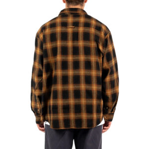 S/Double Plaid Classic L/S Shirt - Mustard