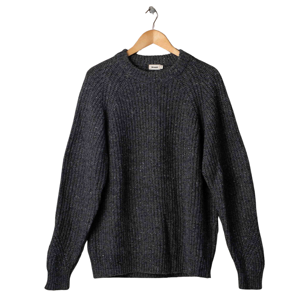 McTavish Fisherman Knit - Charcoal