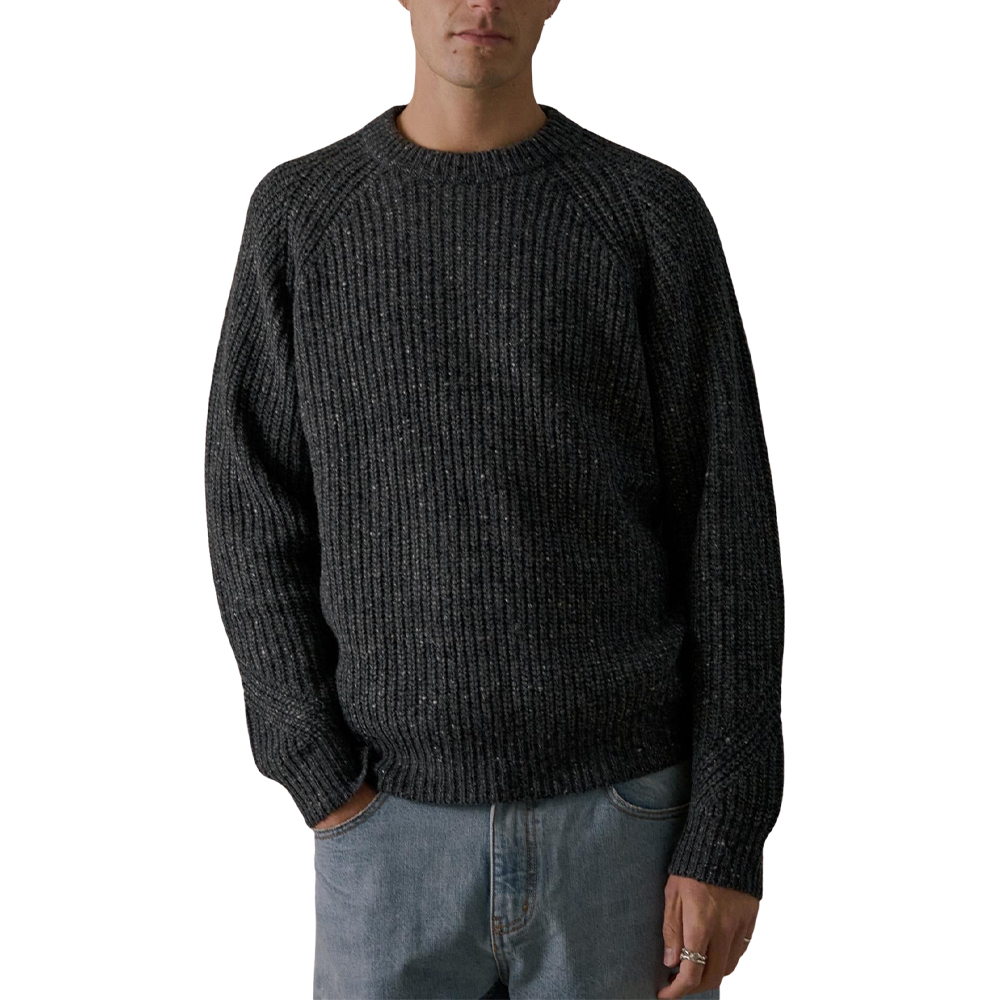 McTavish Fisherman Knit - Charcoal