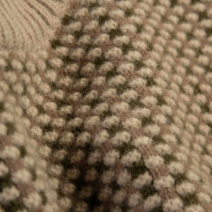McTavish Merino Cable Knit - Brown Multi