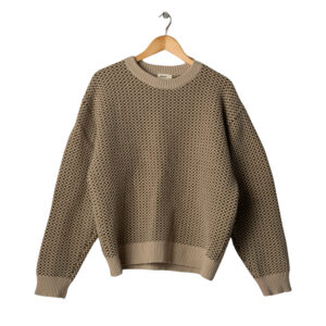 McTavish Merino Cable Knit - Brown Multi