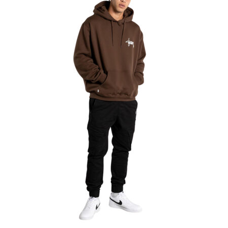 S/Double Shawn Script Hood - Chocolate