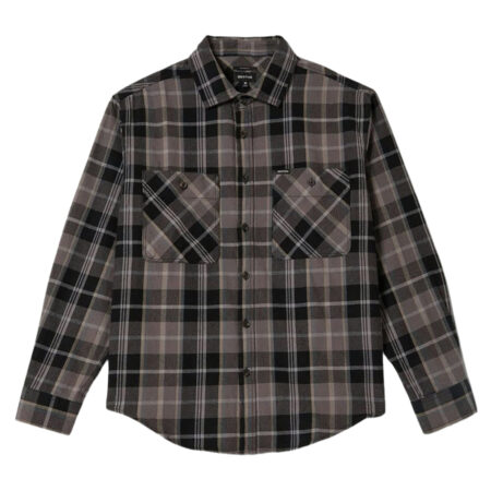 Brixton Vintage Wash Flannel - Black/Charcoal Beige/Slate