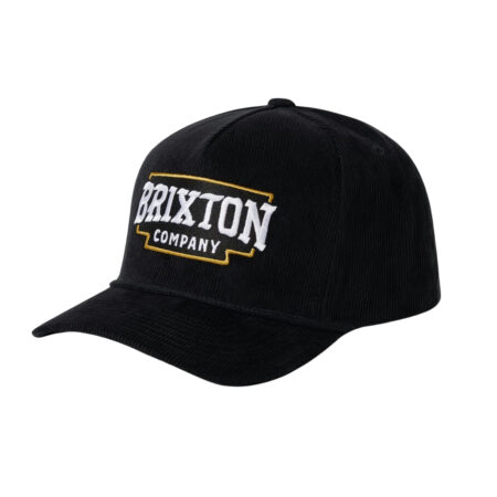Brixton Pierson C NP MP Snapback - Black Corduroy