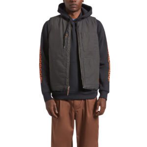 Brixton Builders Abraham Reversible Vest - Bark Camo