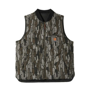 Brixton Builders Abraham Reversible Vest - Bark Camo