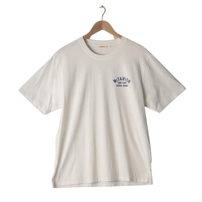 McTavish Byron Bay Surf Shop Tee - White