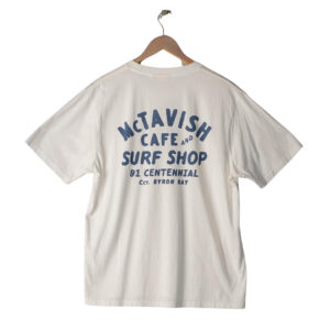McTavish Byron Bay Surf Shop Tee - White