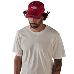 McTavish Stitched Diamond Cap - Red