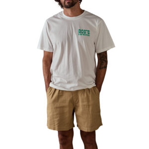 McTavish Pinched Rails Tee - White