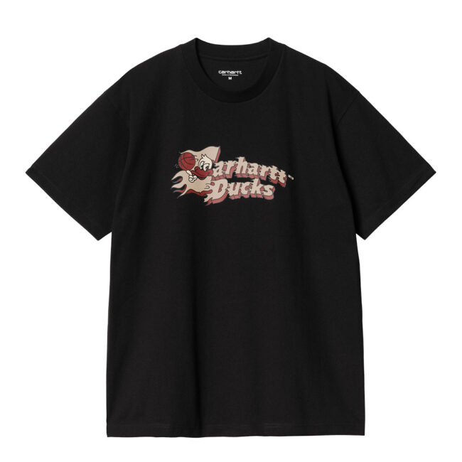 Carhartt S/S Flaming Ducks Tee - Black