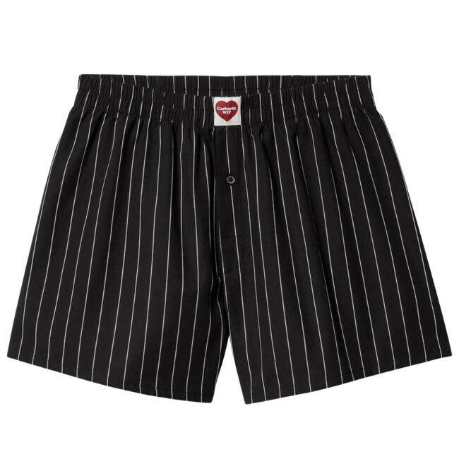 Carhartt Cotton Boxer - Seaton Stripe - Black/Wax
