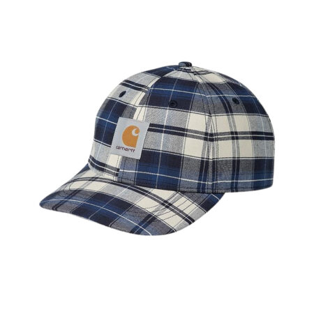 Carhartt Tarbell Cap - Tarbell Check/Dark Navy/White
