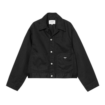 Carhartt W Drewe Jacket - Black Rinsed