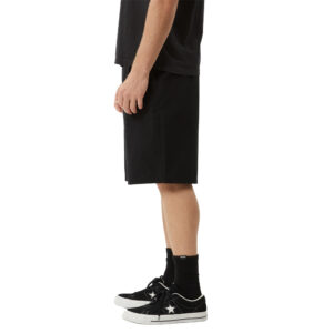 Afends Glider - Pleated Short 22" - Black