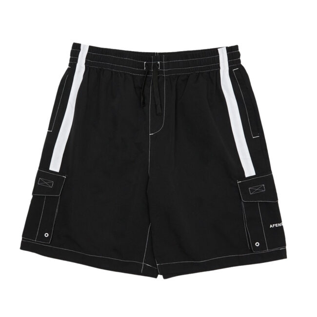 Afends House Related Cargo Swim Short 20" - Black