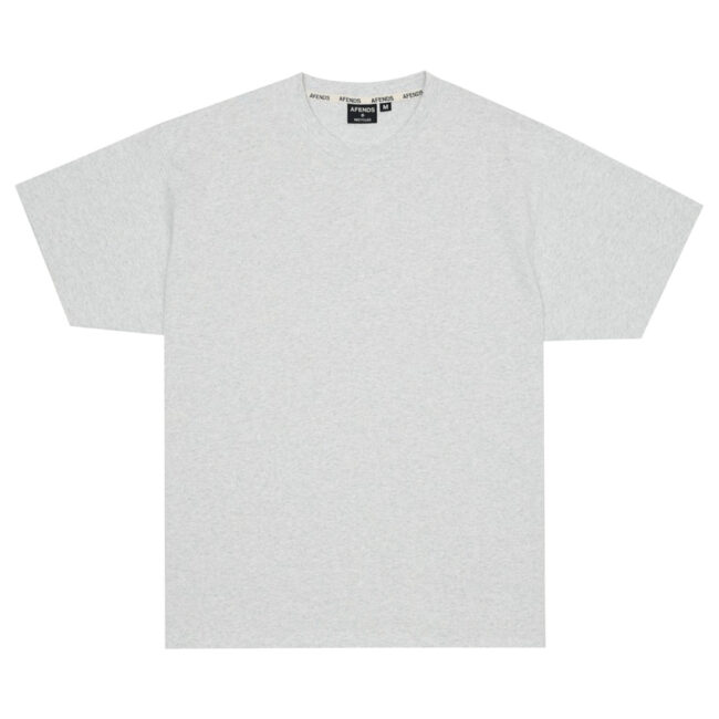 Afends Genesis Heavyweight Boxy Fit Tee - Grey Marle