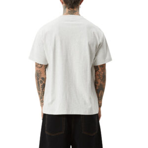 Afends Genesis Heavyweight Boxy Fit Tee - Grey Marle