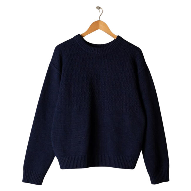McTavish 4-way Merino Knit - Dark Blue