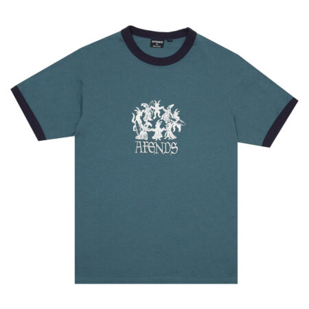 Afends Witchcraft Recycled Ringer Tee - Fuel