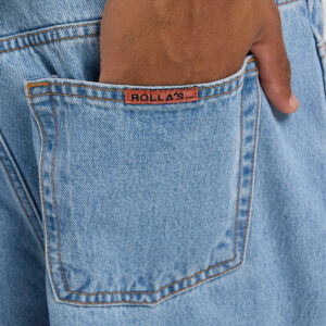 Rollas Big Boss Prowler Jeans - Bleached Vintage Blue